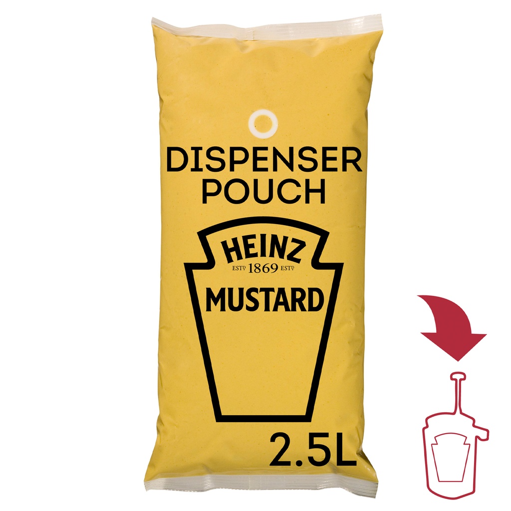 Moutarde Sauce-O-Mat - Heinz 3 x 2,5 L