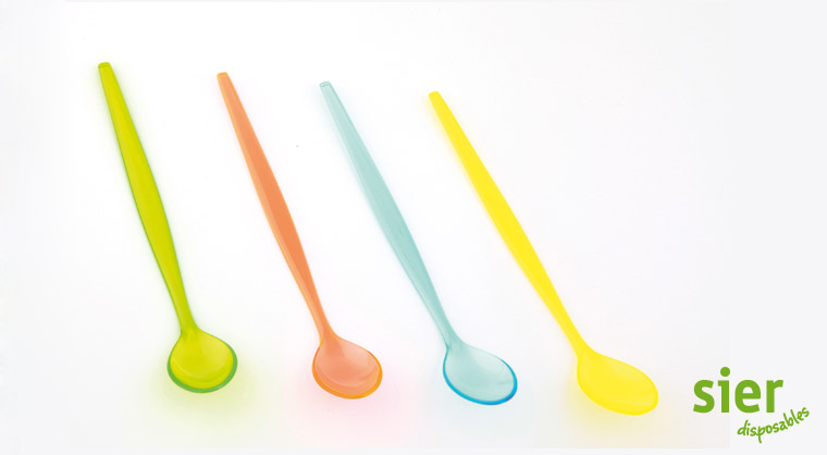 Cuilliere A Sorbet Assorti - Sier 210 mm - 100 pcs