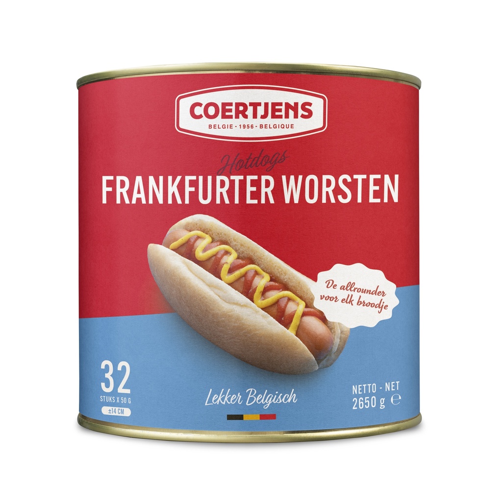 Frankfurterworst Coertjens Blik 32 x 50 gr