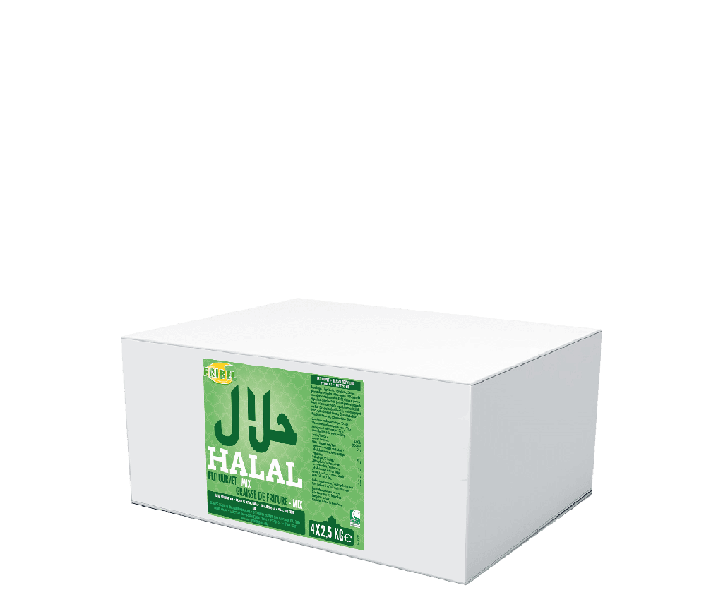 Graisse de Bœuf Halal Fribel 4 x 2,5 kg