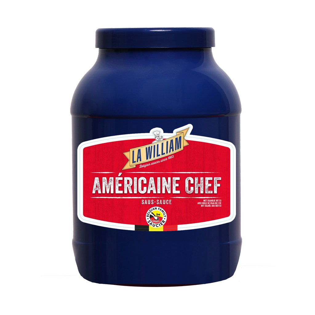 Américaine Chef La William Pet 3 L