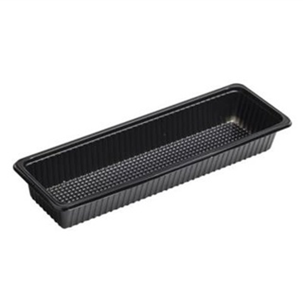 Plastiek Bak A 8 DW Zwart (288x78x35mm) 500 st