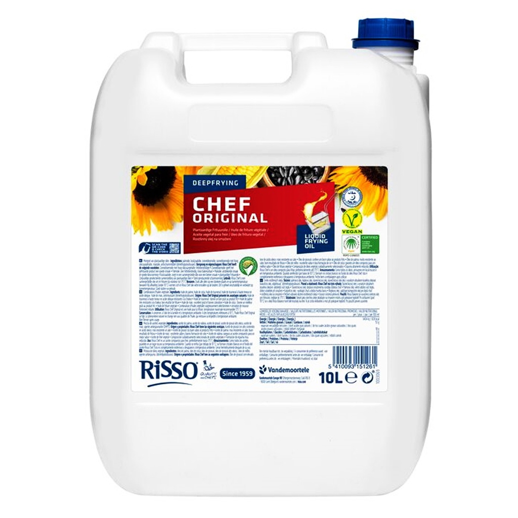 RISSO CHEF HUILE FRITURE 10L VAMIX-VDM