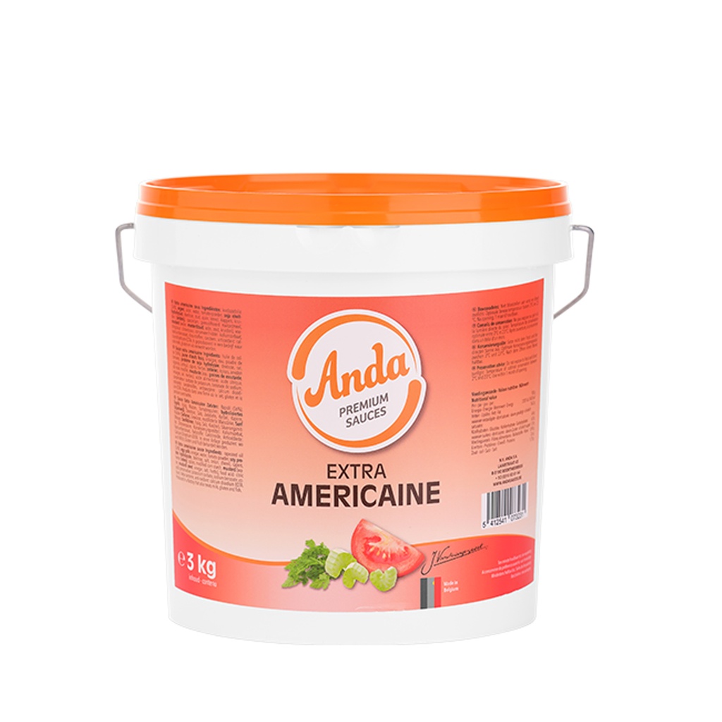 Americain Saus Extra Anda Emmer 3 kg