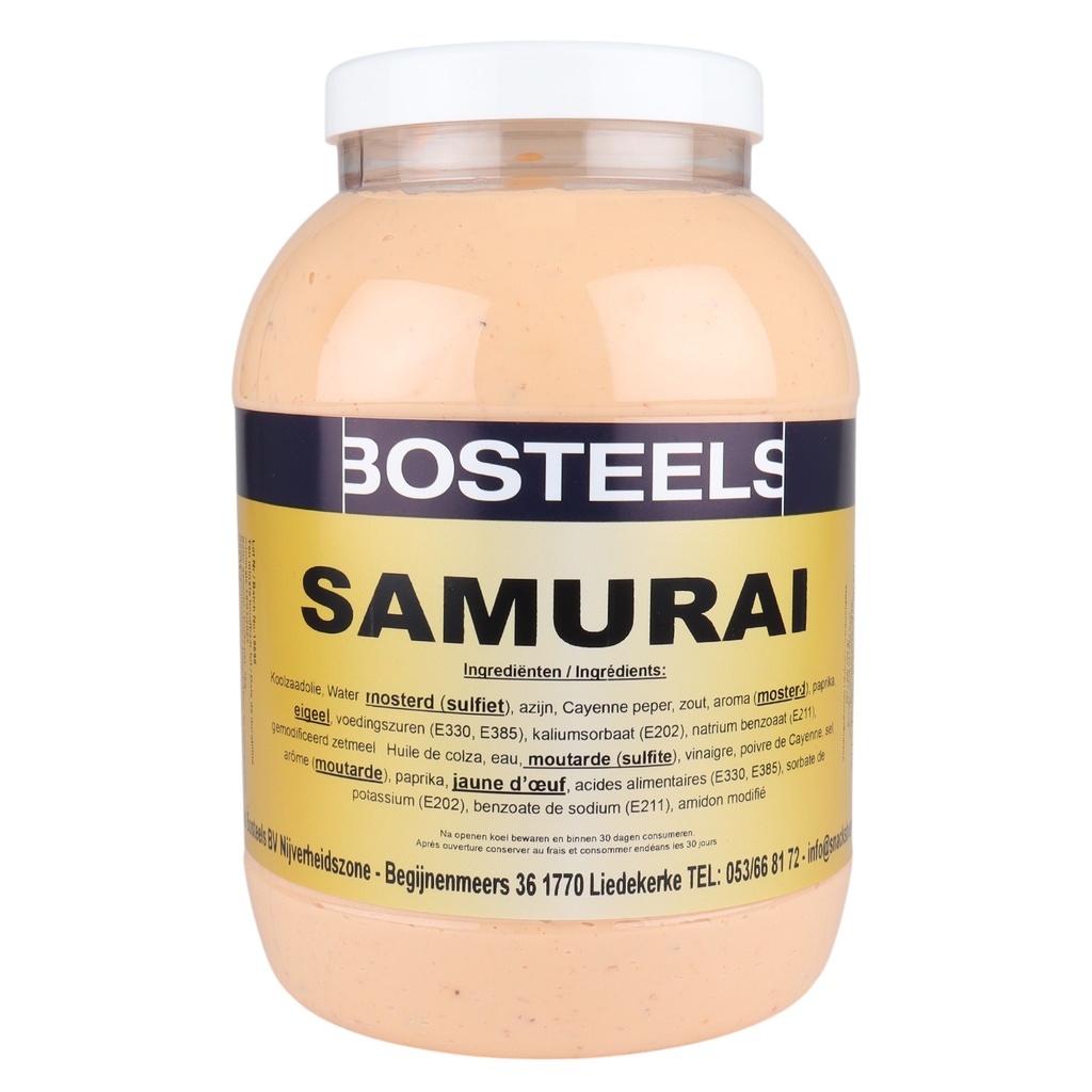 Samurai Saus Pet 3 L Bosteels 