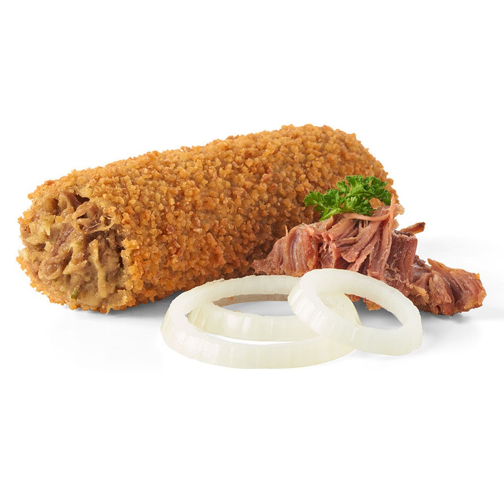 Vleeskroket Runds 25 % De Jong 28 x 100 gr