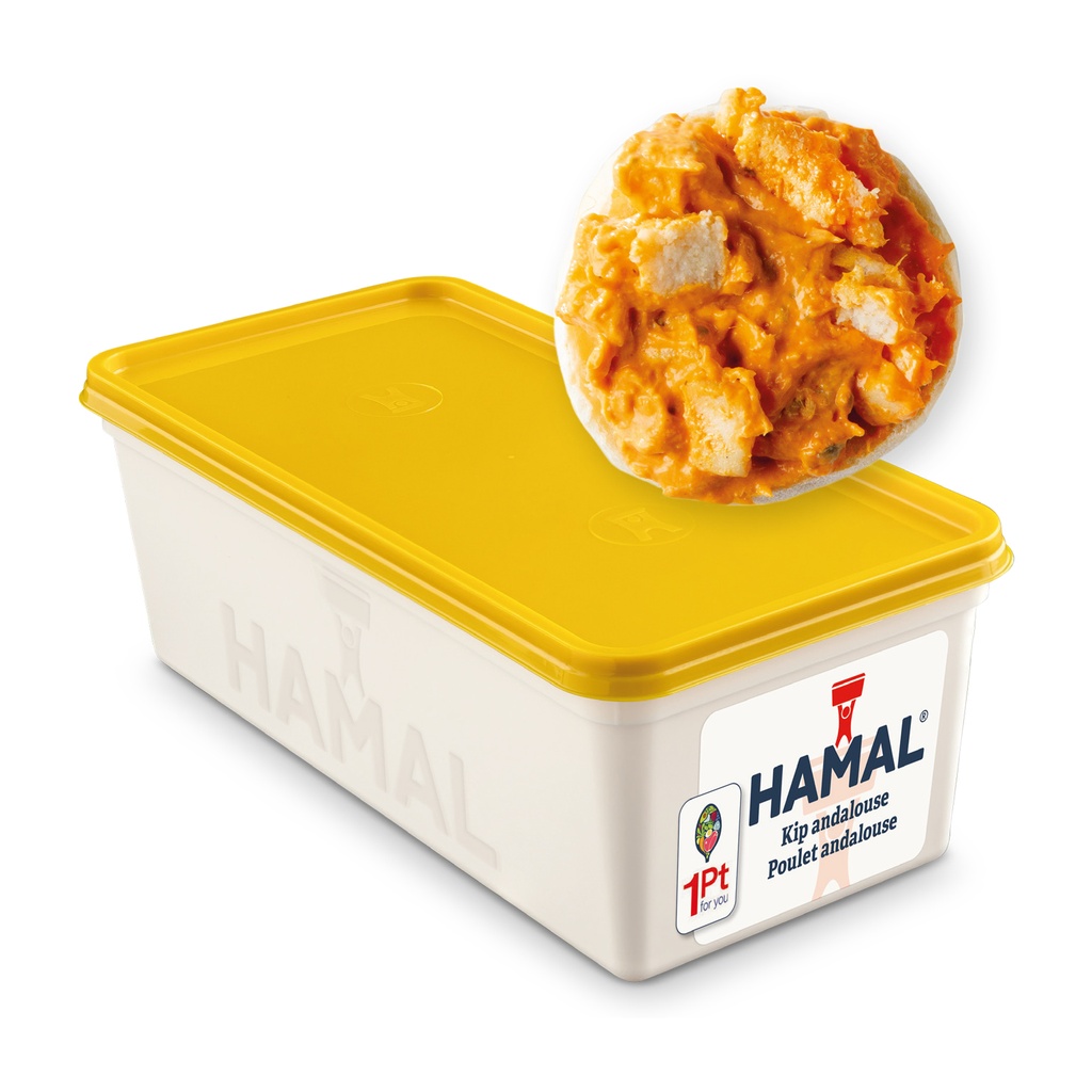Salade de poulet à l’andalouse Hamal – Barquette 1 kg
