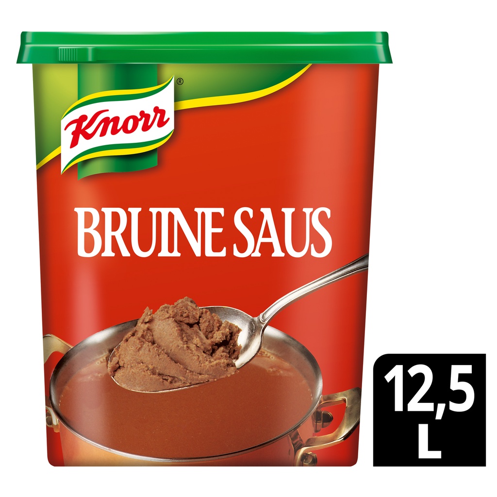 Bruine Saus Pasta Gourmet Knorr Pot 1,25 kg