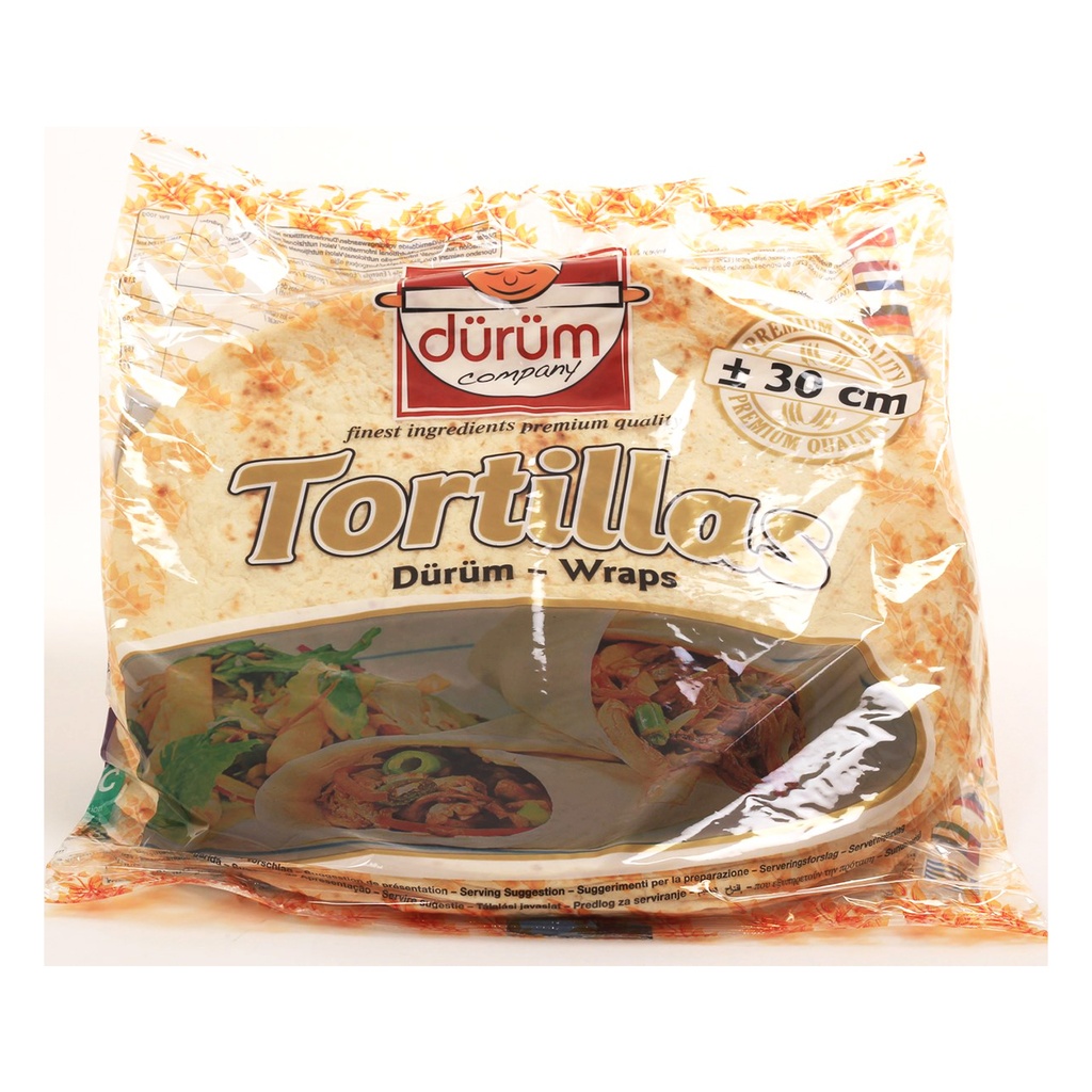 Tortilla Durum Atlas Wrap 30 cm 18 st