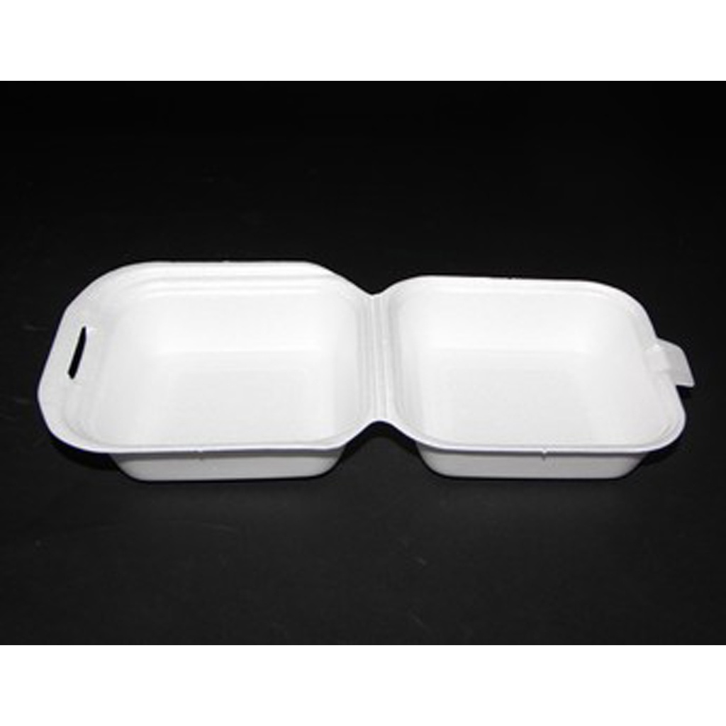 Hamburgerbox Groot Xps/Isomo Wit IP 6 (1672) 125 st