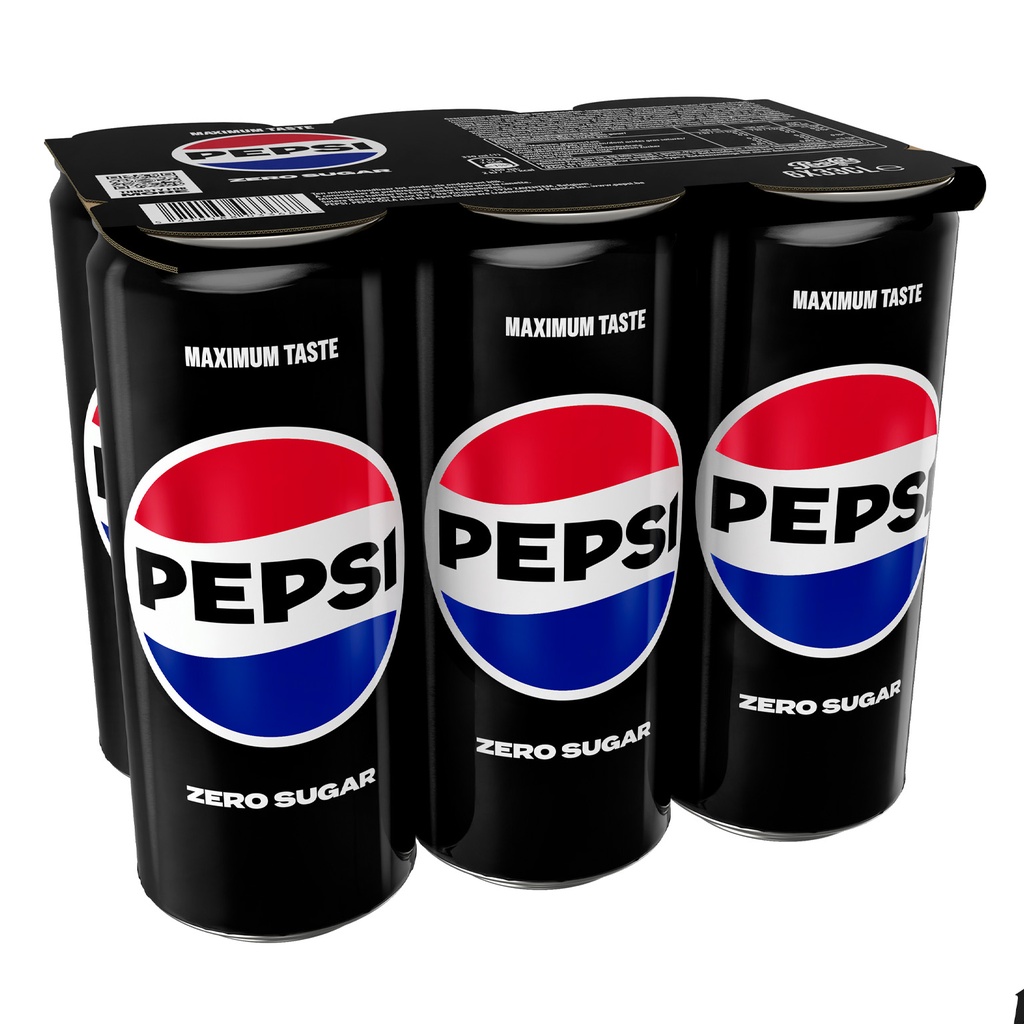Pepsi Cola Max (Zero Sugar) Sleek 24 x 33 cl