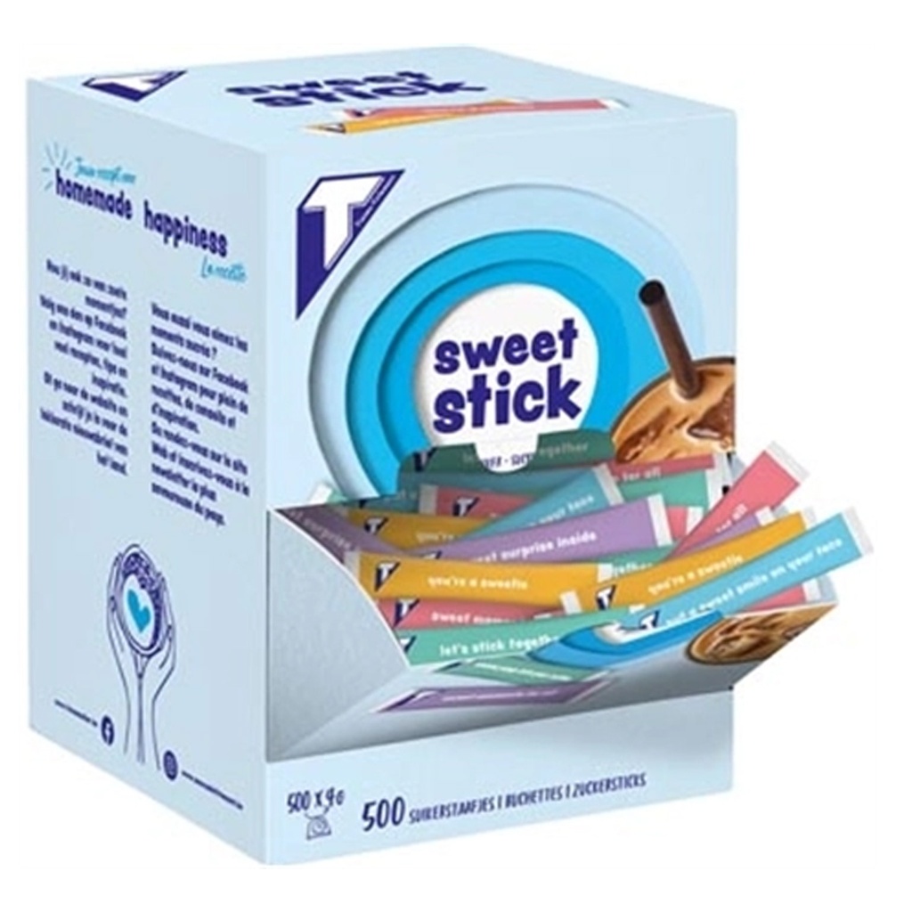 Suiker Sticks Tienen 500 x 4 gr