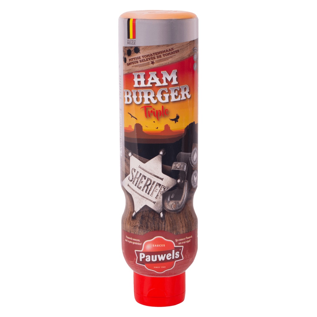 Hamburger Triple Saus Pauwels Tube 1 L