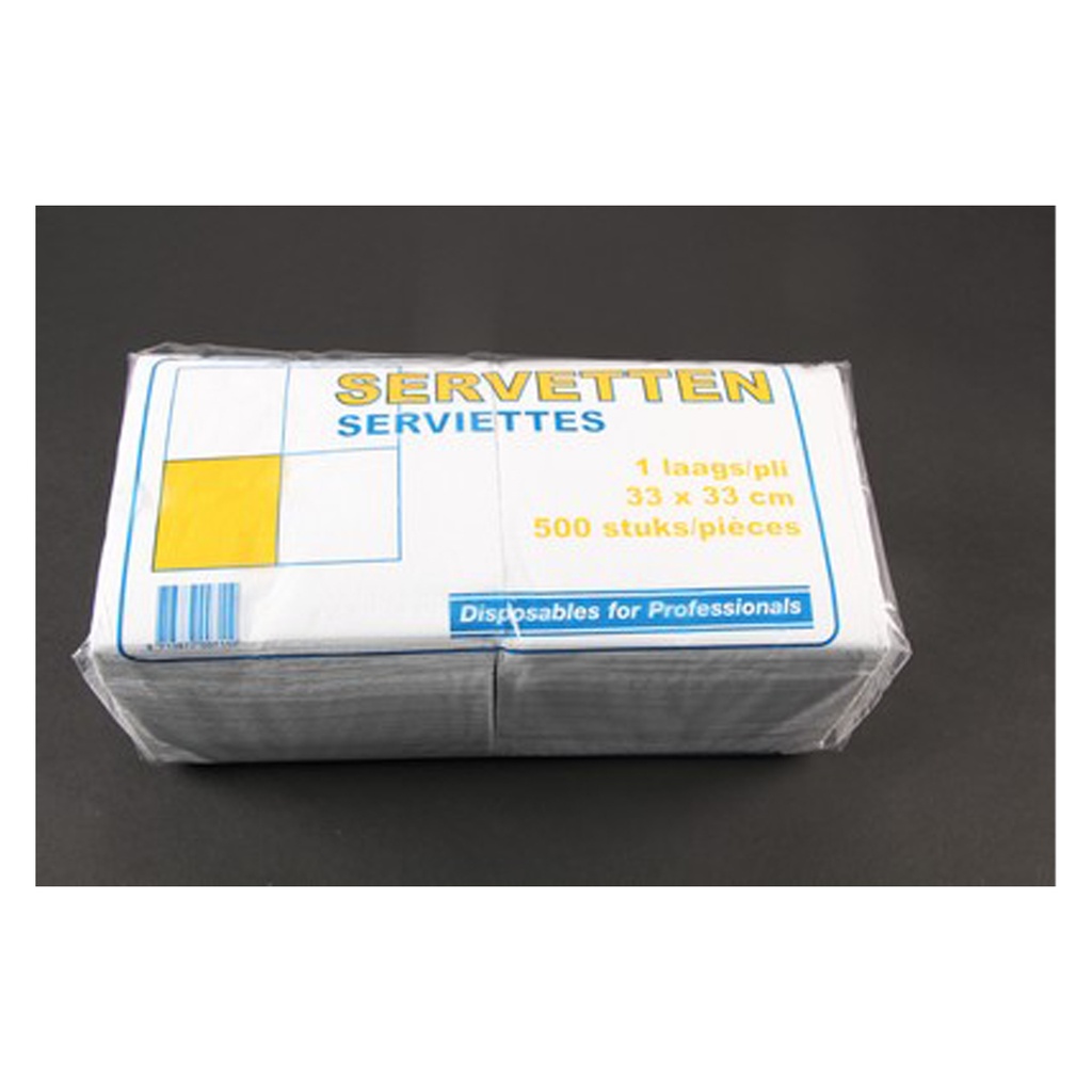 Servetten Wit - 1 LG 500 st
