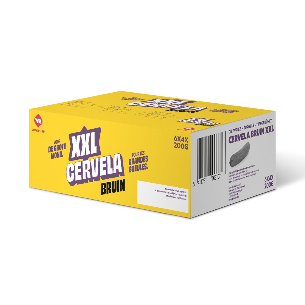 Cervela Brun xxL Vanreusel 6 x 4 x 200 gr