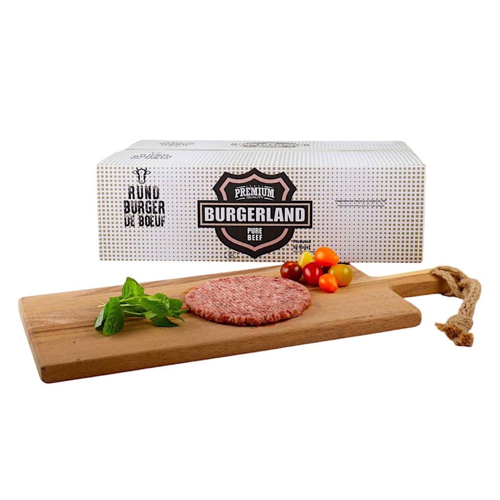 Beefburger 100 gr Maxi Rond Burgerland 54 x 100 gr