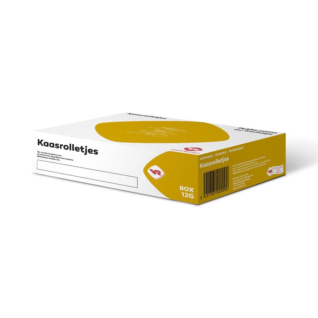 Rouleaux de fromages 80 x 20gr Vrs