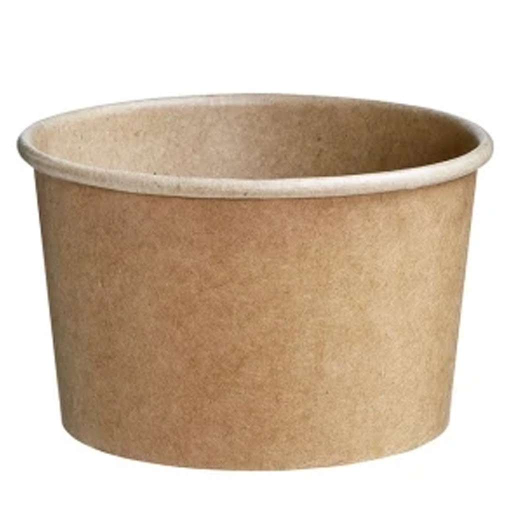 Pot En Glace En Carton 120 ml Kraft 50 pcs