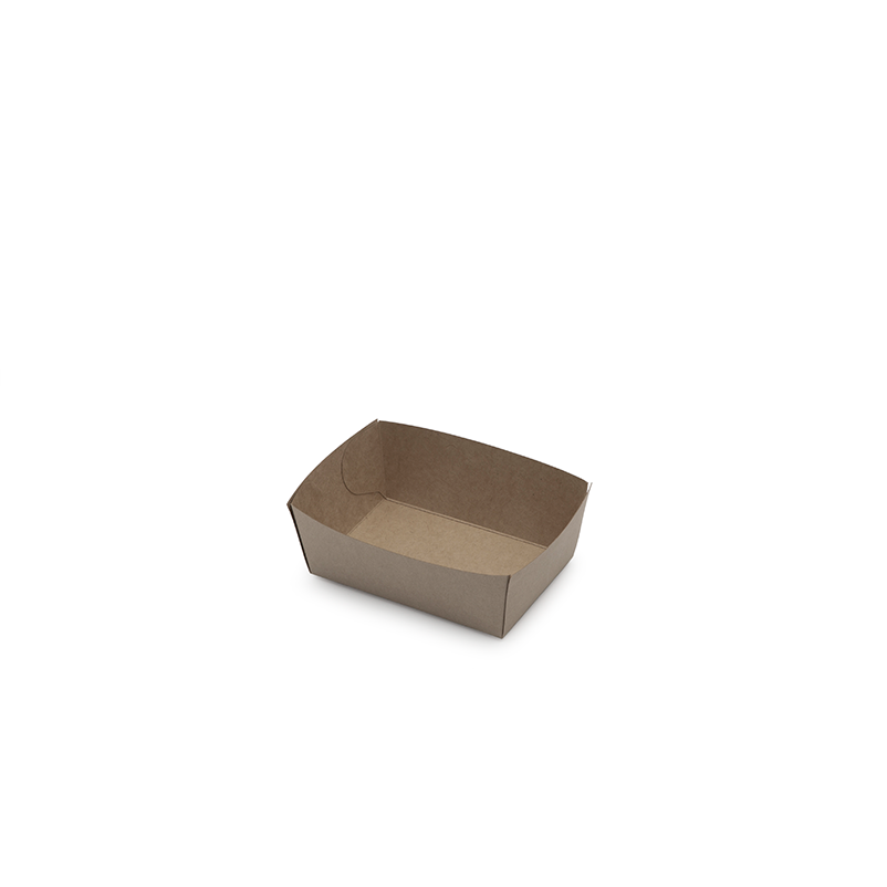 Karton Frietbak 92 Bruin Eco Is It 82x125x50 250 st