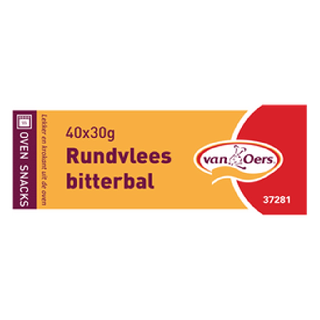 Bitterballen Runds Oven Van Oers 40 x 30 gr