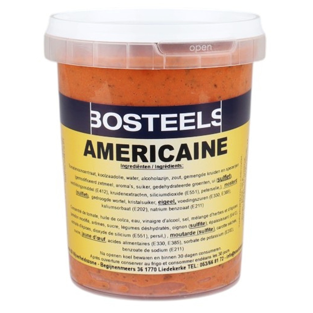 Americain Saus Donker Bosteels Pot 500 ml