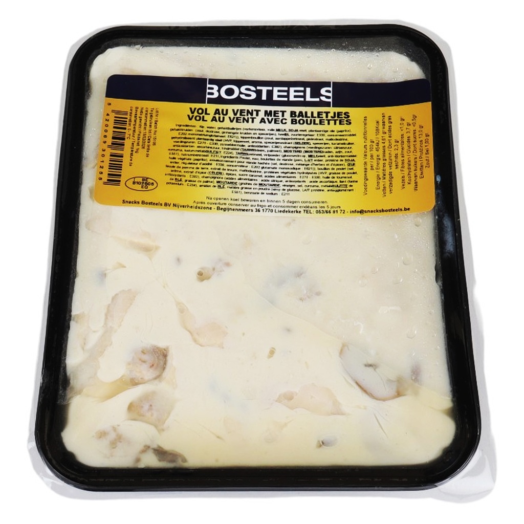 Vol-au-Vent avec Boulettes Bosteels 1kg