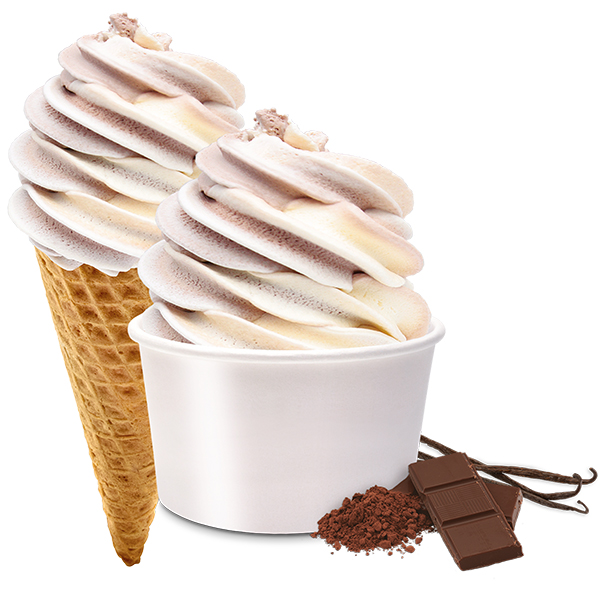 Glace Chocolat/Vanille One Shot 18 x 160 ml