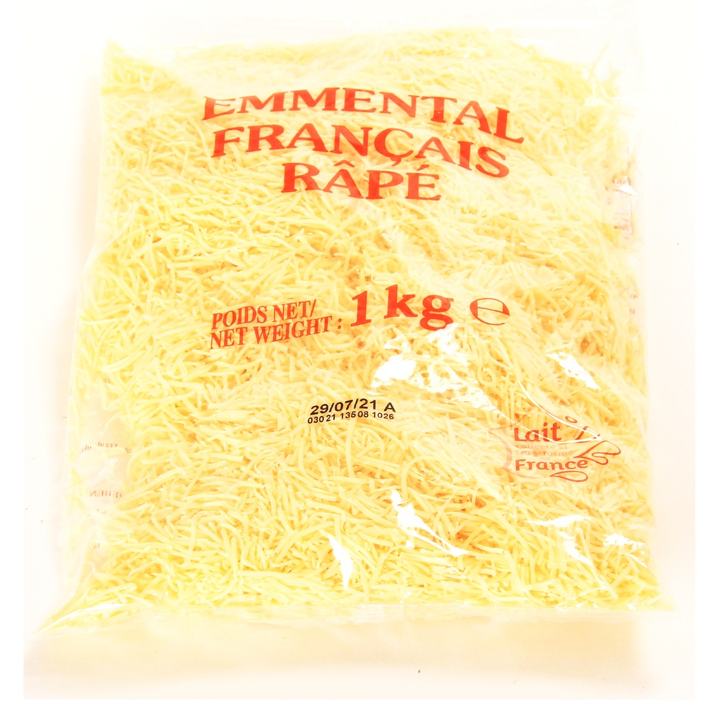 Emmental gemalen Kaas 100% 1 kg
