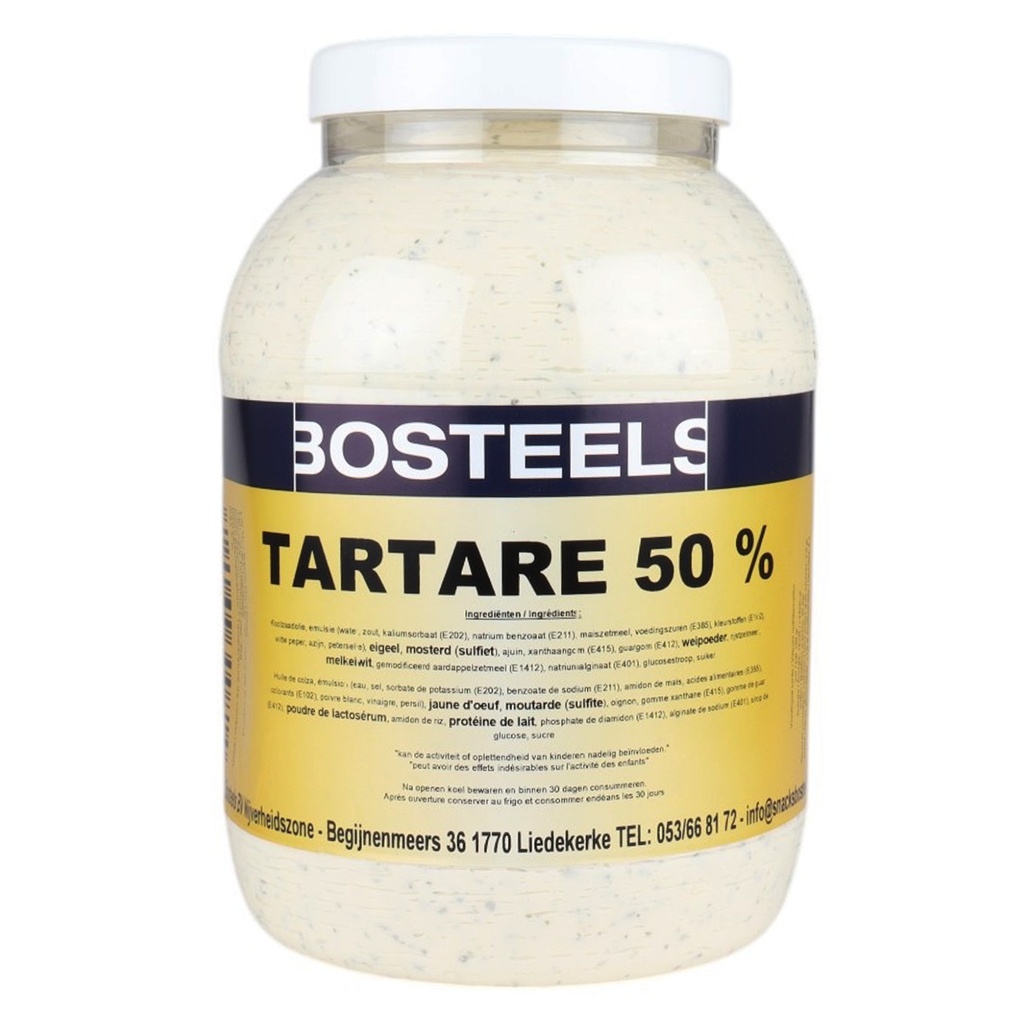 Sauce Tartare 50% Bosteels Pet 3 L 