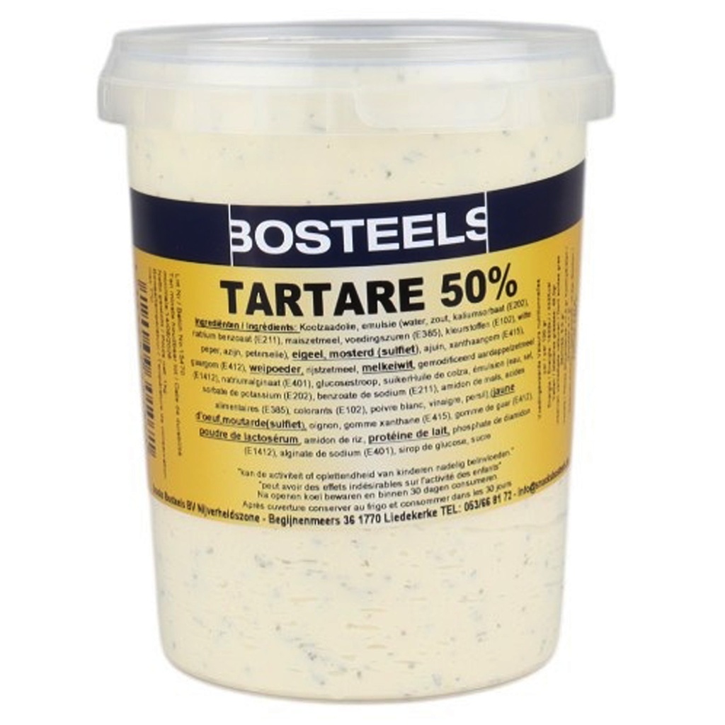 Sauce Tartare 50% Bosteels Pot 1L
