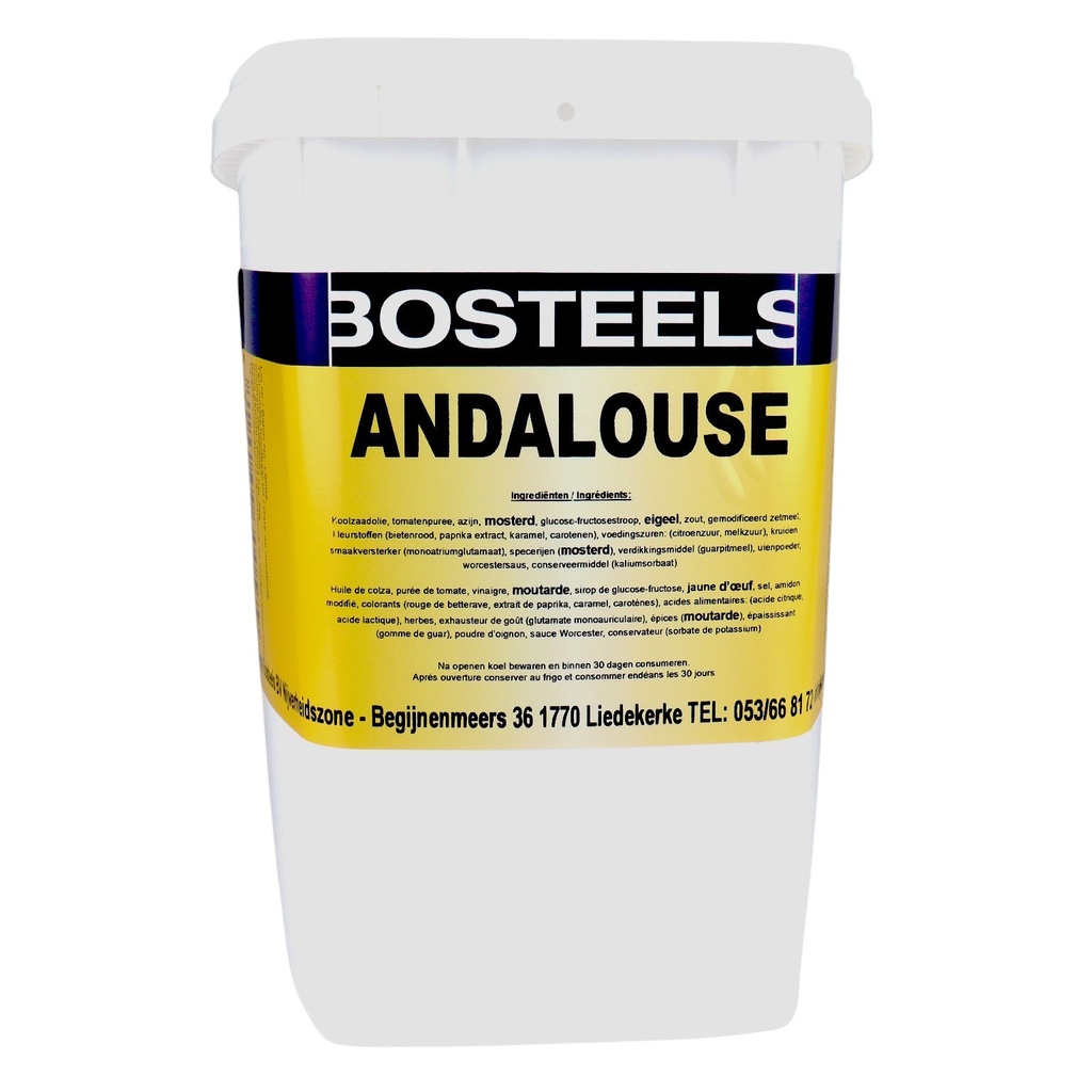 Sauce Andalouse Bosteels Box 5 L