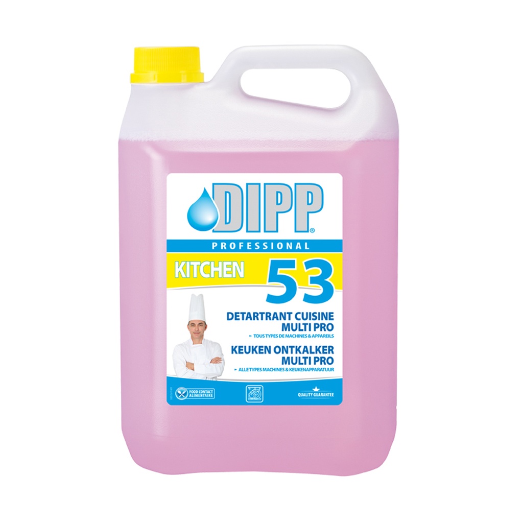Ontkalker Keukenoppervlakken  Dipp (53) Can 5 L