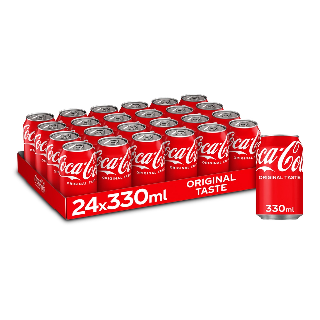Coca Cola Regular (dik) Blik 24 x 33 cl - Promo