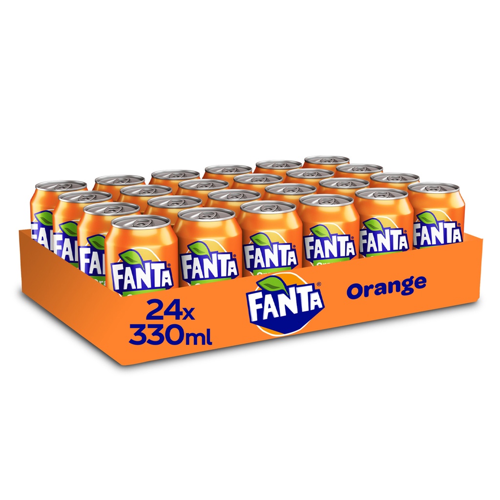Fanta Orange (fat) Blik 24 x 33 cl - Promo
