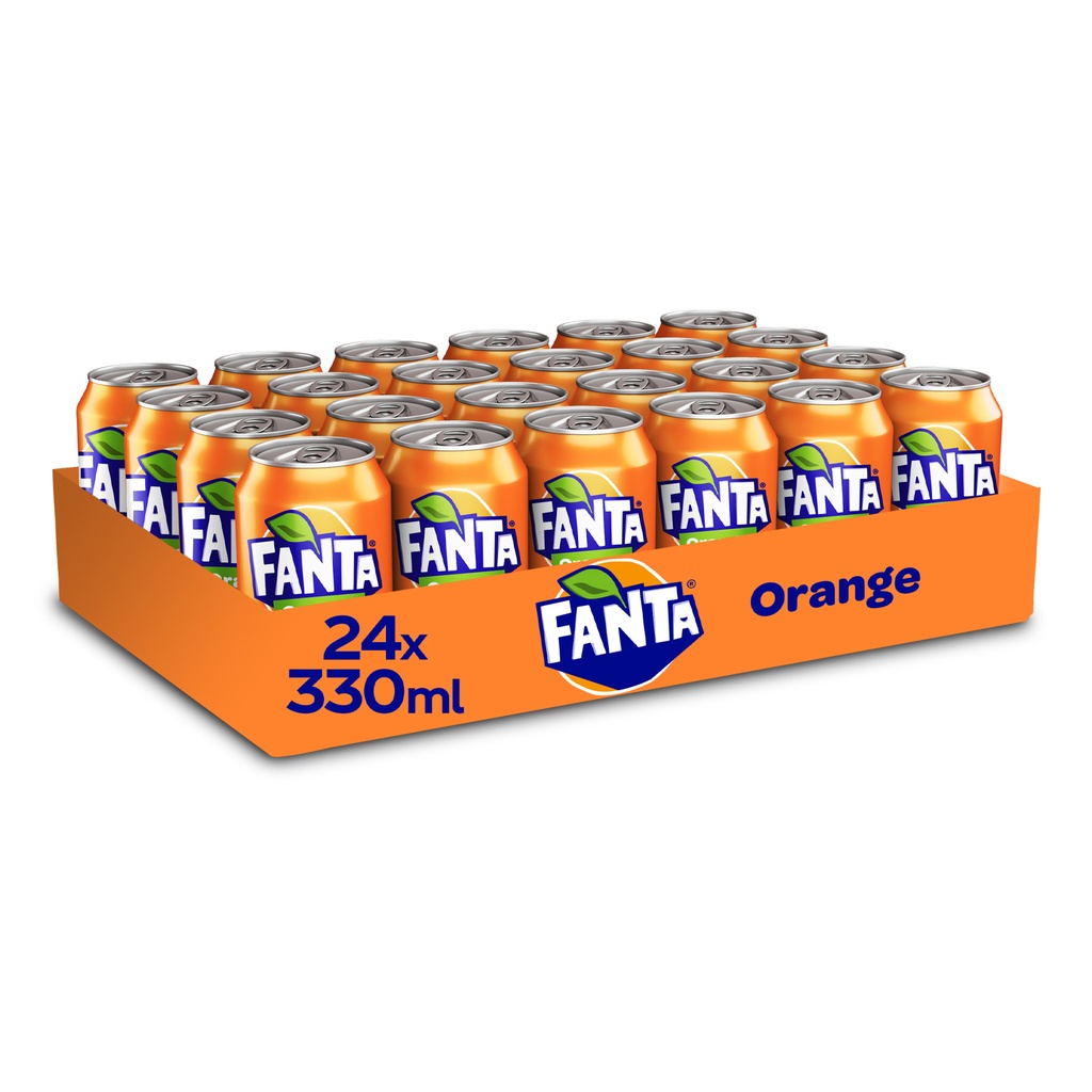 Fanta Orange (fat) Blik 24 x 33 cl - Promo