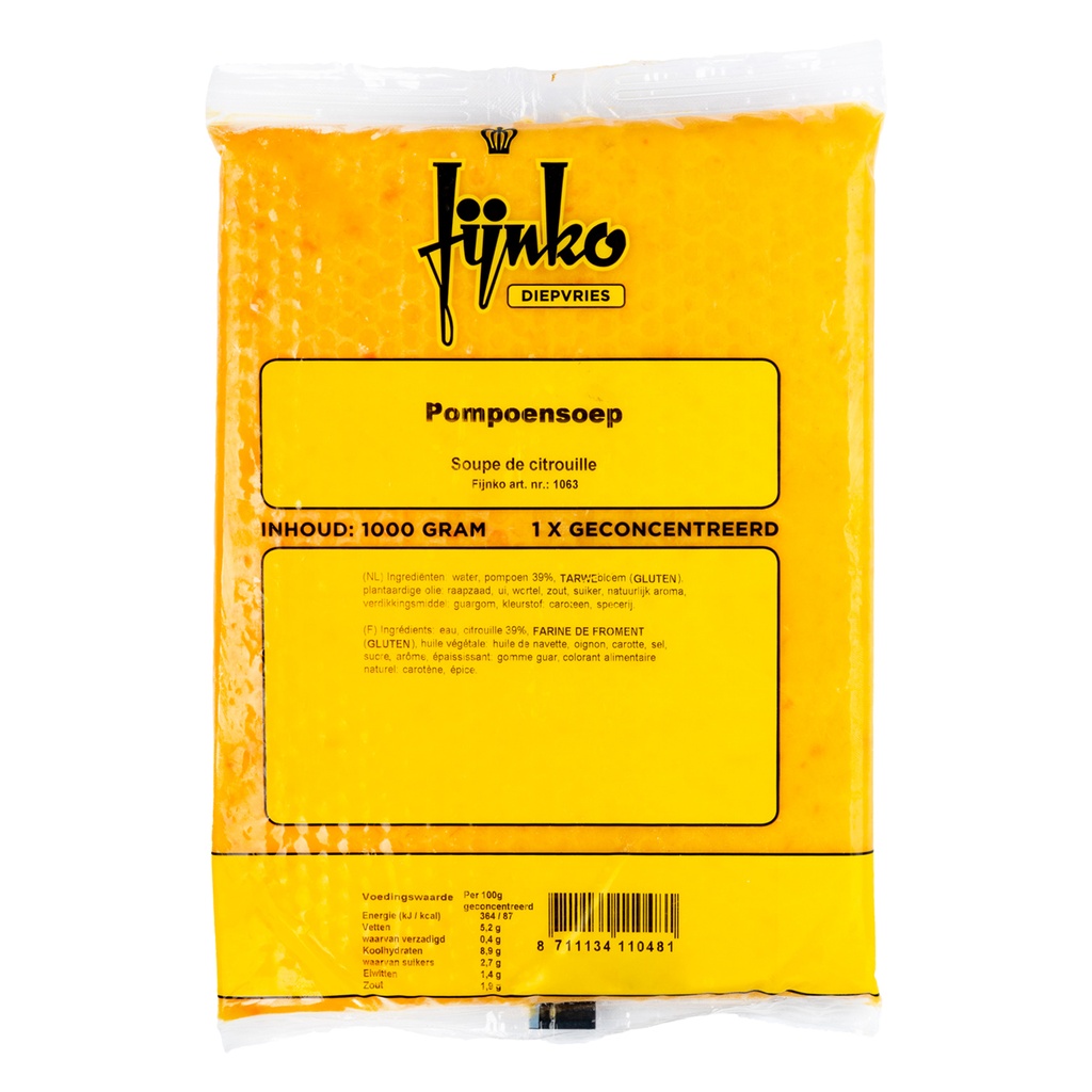 Pompoensoep Fijnko 1 L