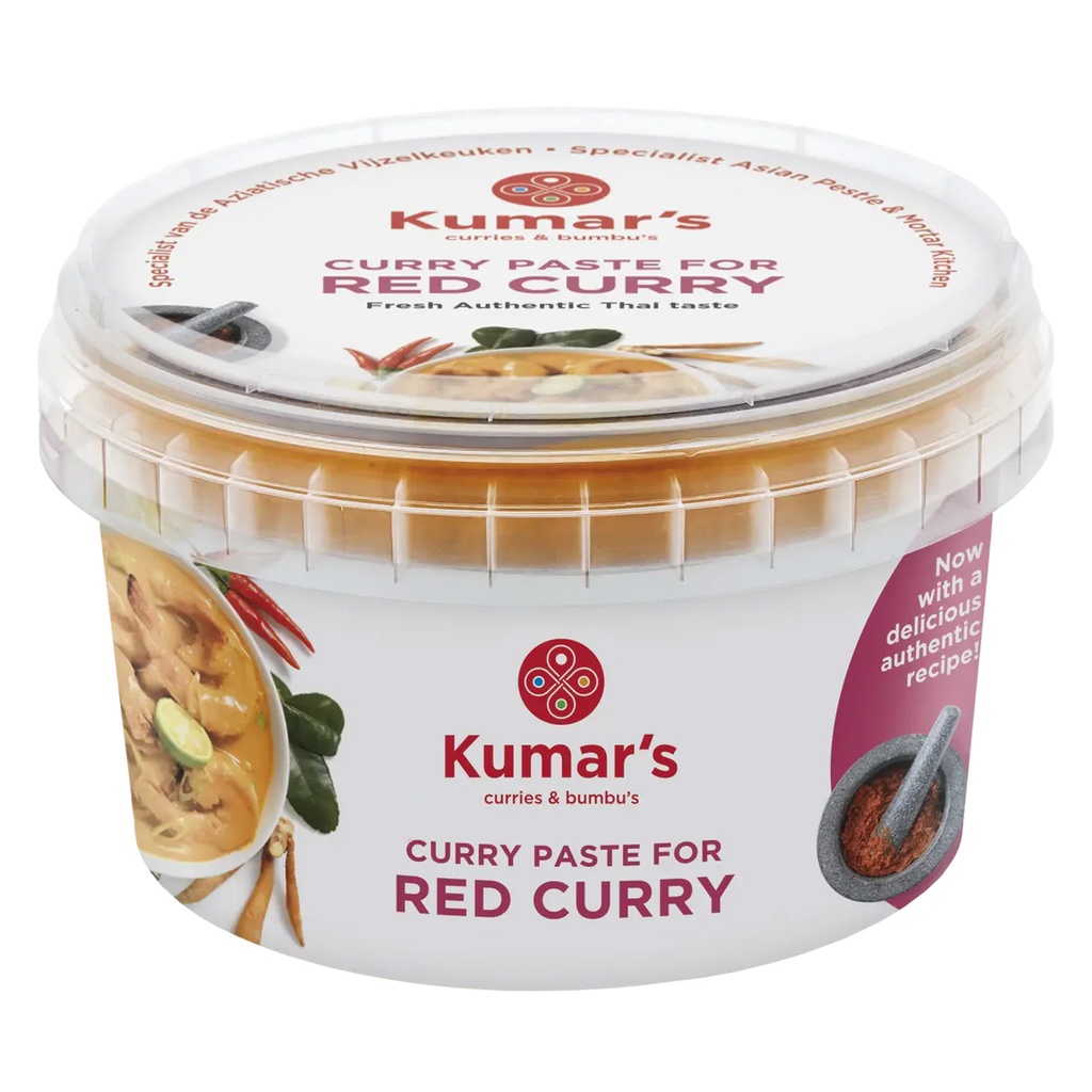Kumar's Curry Paste for Red Curry Verstegen 500 gr