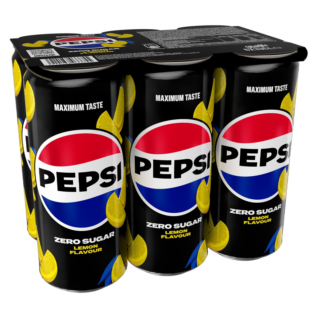 Pepsi Zero Lemon Sleek Can 24 x 33 CL