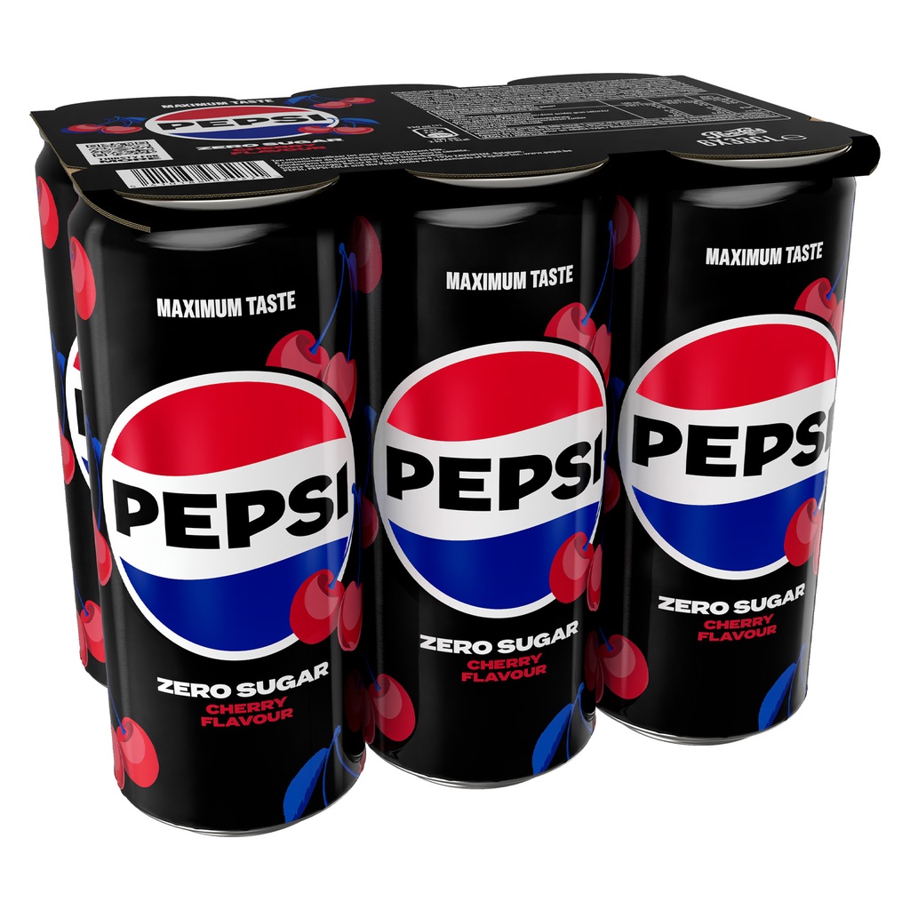 Pepsi Zero Cherry Sleek Can 24 x 33 CL