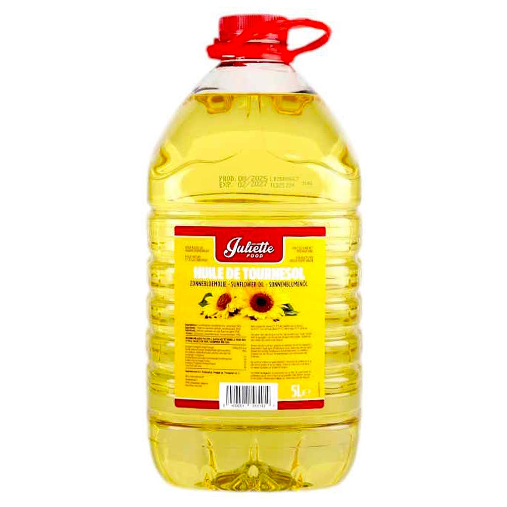 Huile Tournesol Juliette Food 5 L