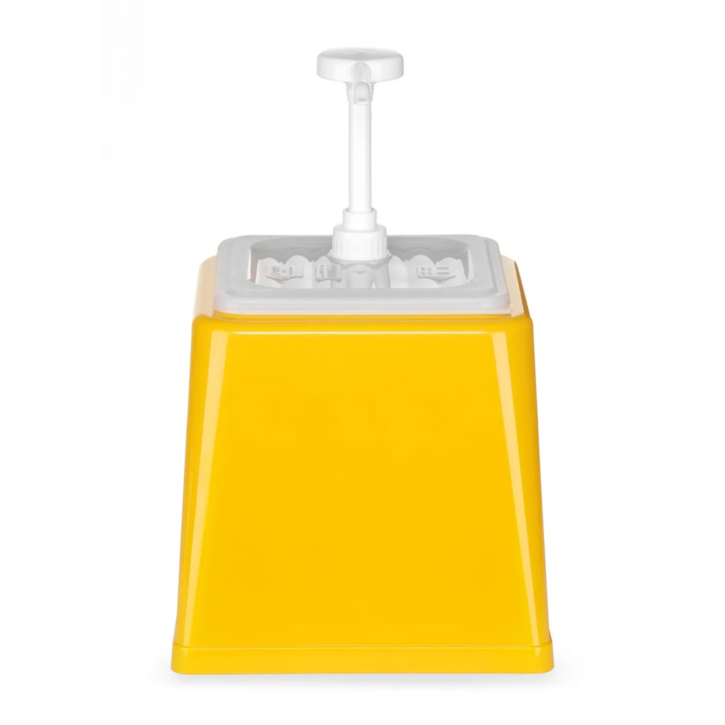 203538 Sausdispenser met Pomp - Geel -  Hendi