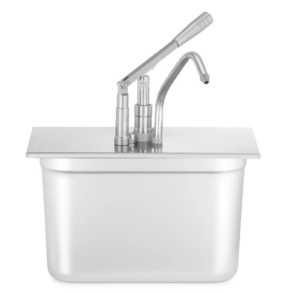 Deksel Met Pomp Gn 1/3 Rvs Hendi