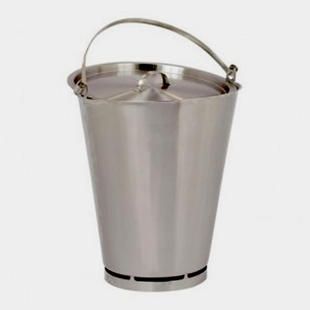 Emmer Rvs 18/8 Met Stootrand Emga 15 L