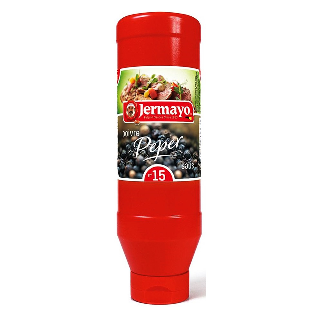 Pepersaus 1l Knijpfles Jermayo