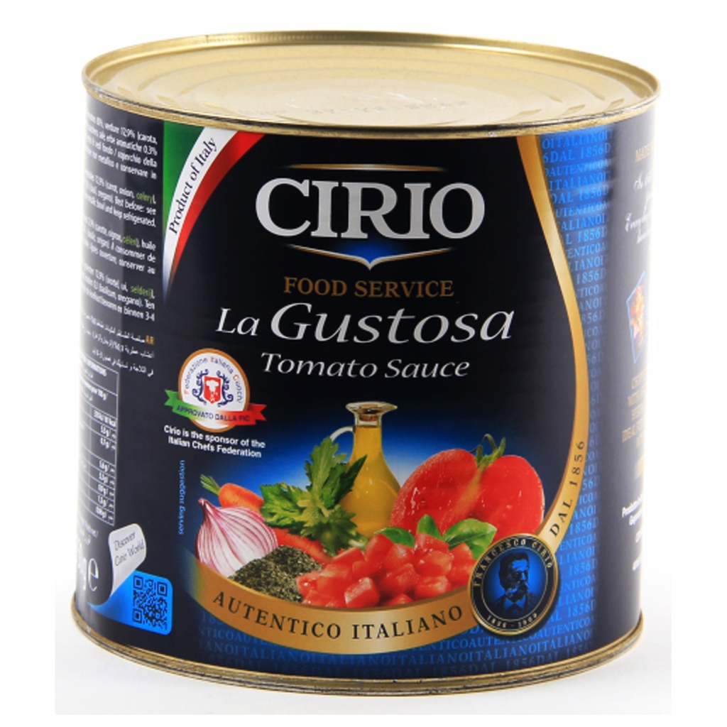 Tomatensaus Met Groenten Blik Cirio 2.55kg 