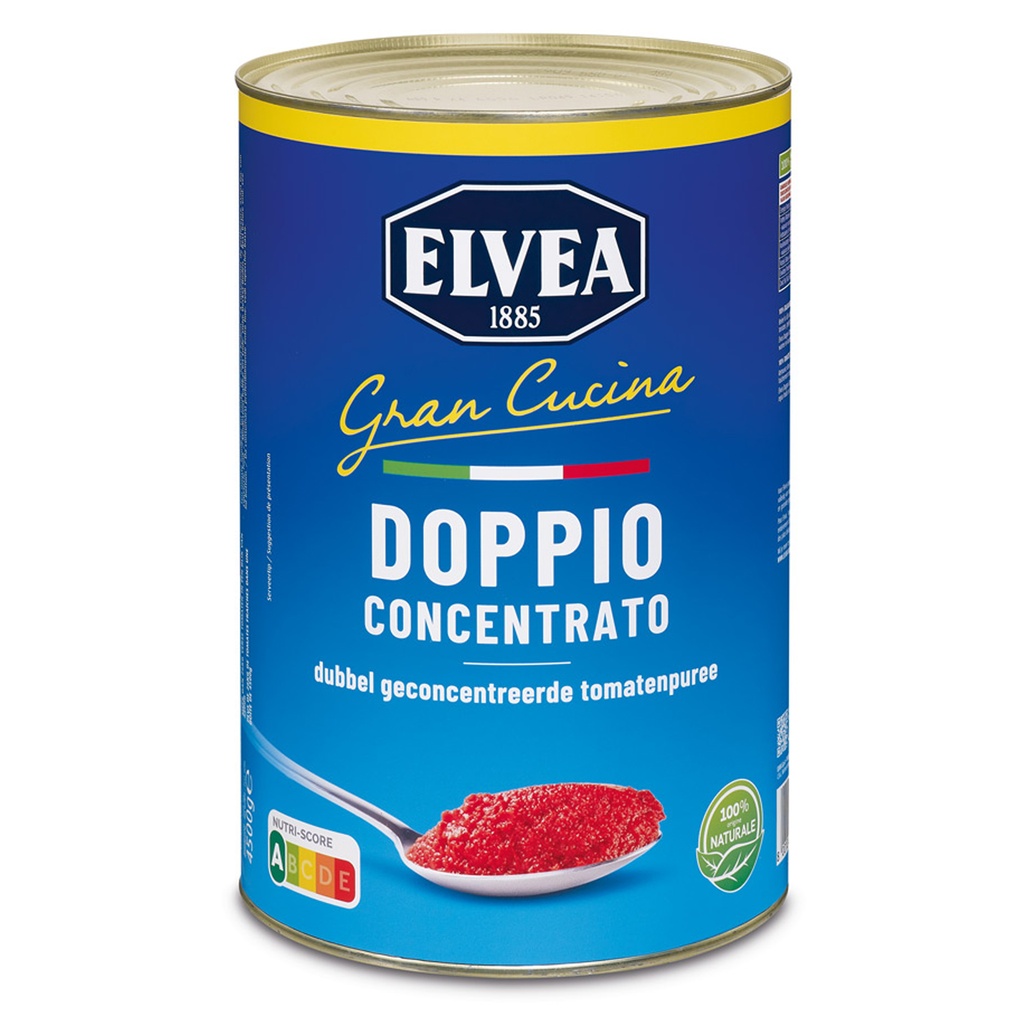Dubbel Tomatenconcentraat Elvea Blik 4,5 kg  