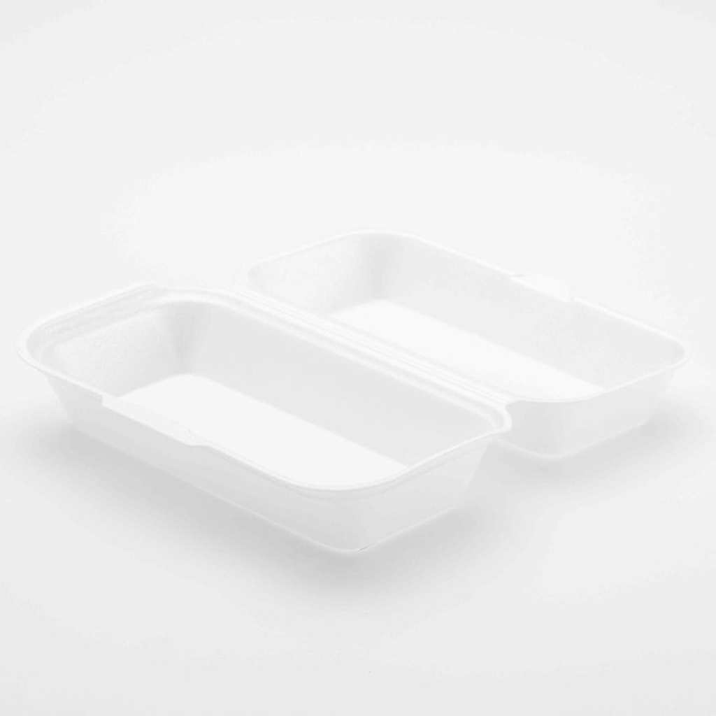 Rib Burger / Hot-Dog Box  Re-8  Xps/Isomo Wit  (1673) 125 st