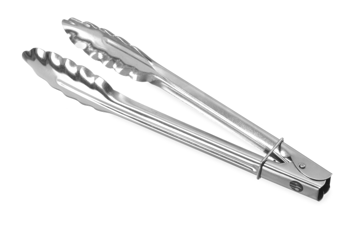 171806 Pince à Salade Inox 310mm avec Clip de Fermeture 1 pc