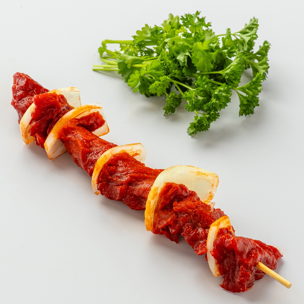 Saté Rund Halal 30x110gr (6st per stok) Vleesstokje Diepvries