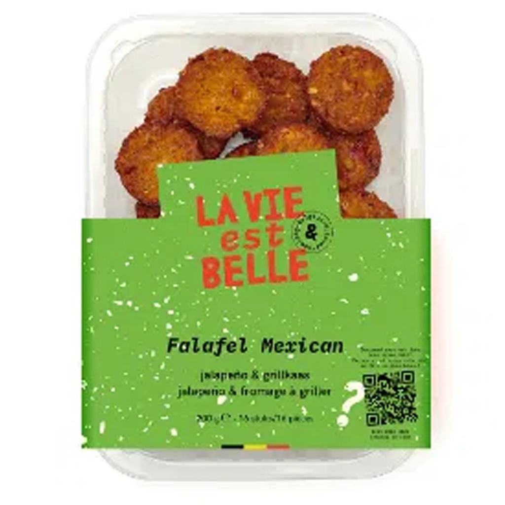 Broodjesburger Falafel Mexican La Vie Est Belle 20x110gr 